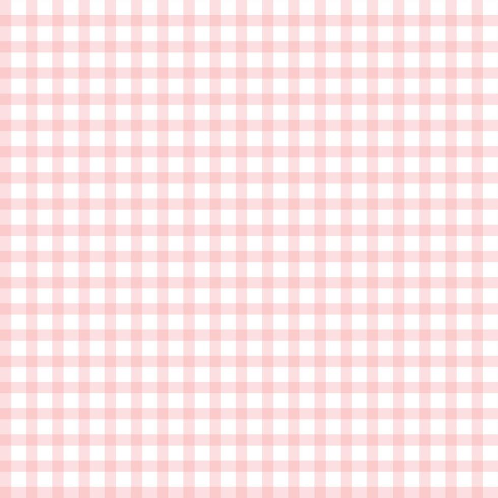 Seamless tartan pattern. Plaid repeat vector Available in pink and white Designed for publication, gift wrapping, textiles, chess table backgrounds for tablecloths.