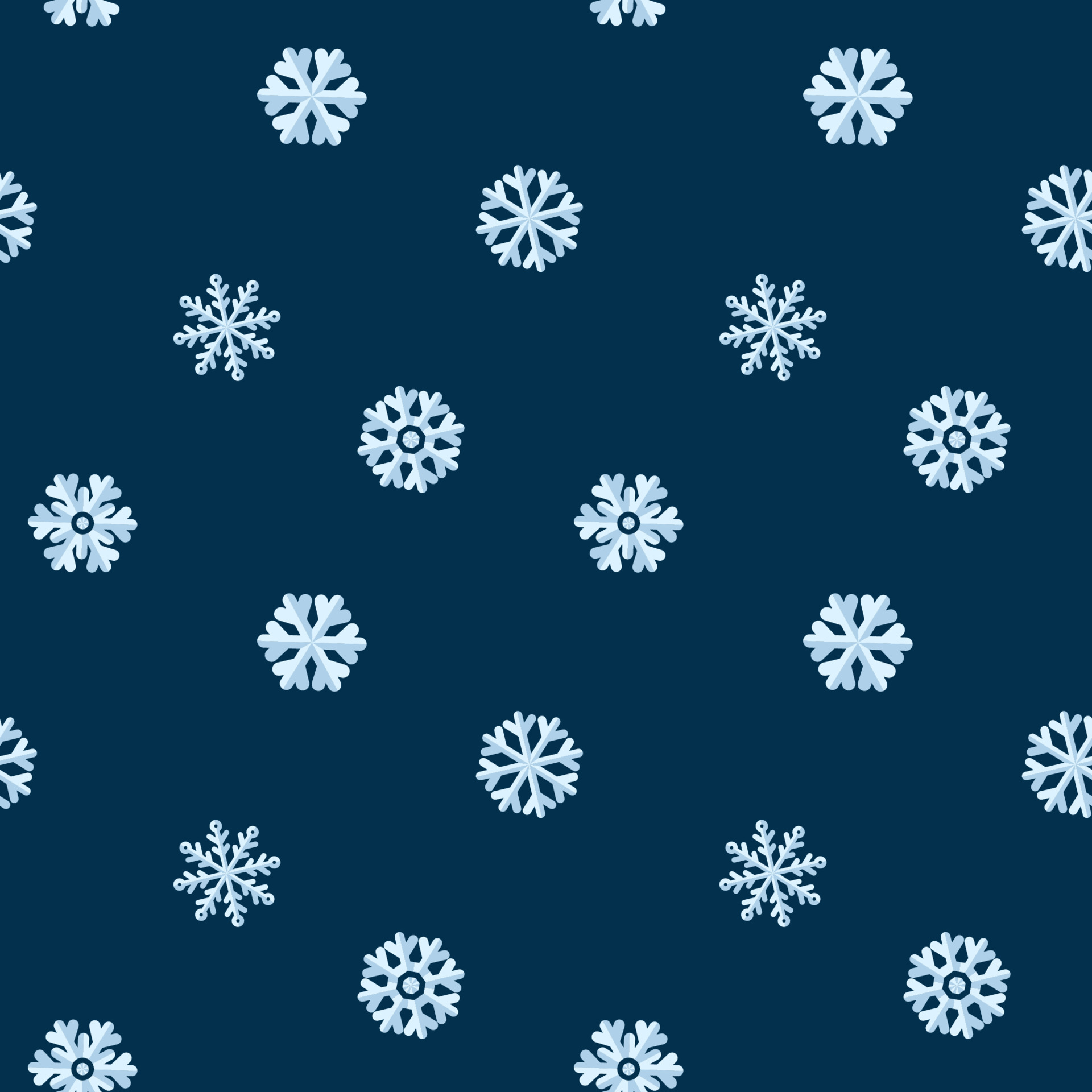 Snowflake Seamless Pattern. Flat Style. Christmas snowy ornament. Winter Traditional  decoration for background, gifts wrapping paper, textile, greeting card  design and decoration 4257335 Vector Art at Vecteezy