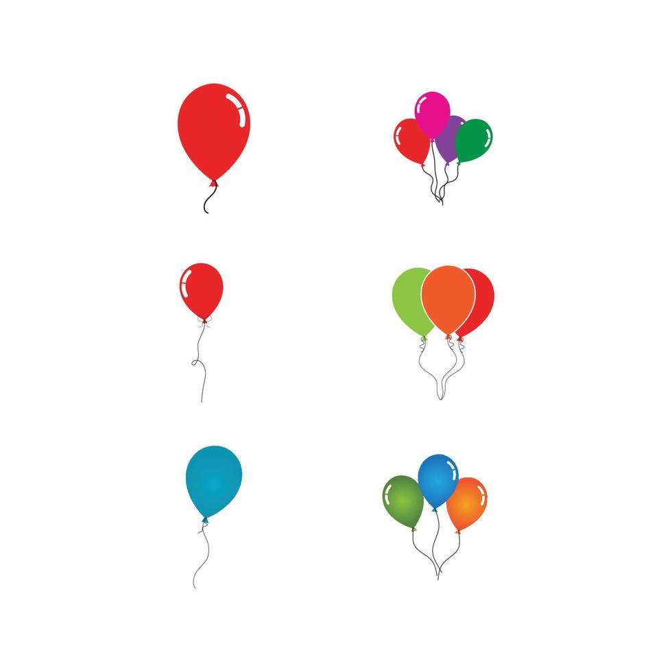 Flying vector festive balloons shiny with glossy balloons for holiday