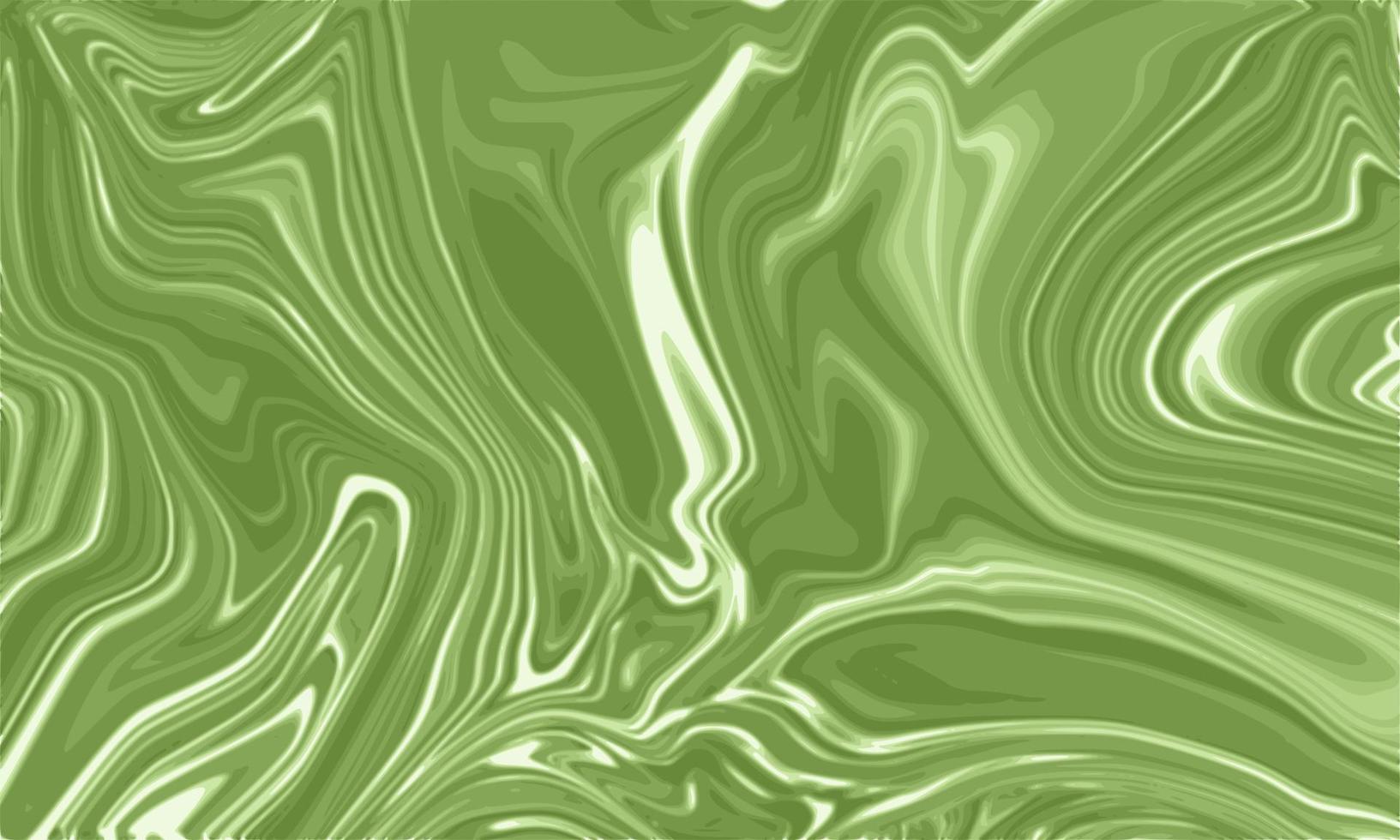 Abstract Green Liquid Marble Background vector