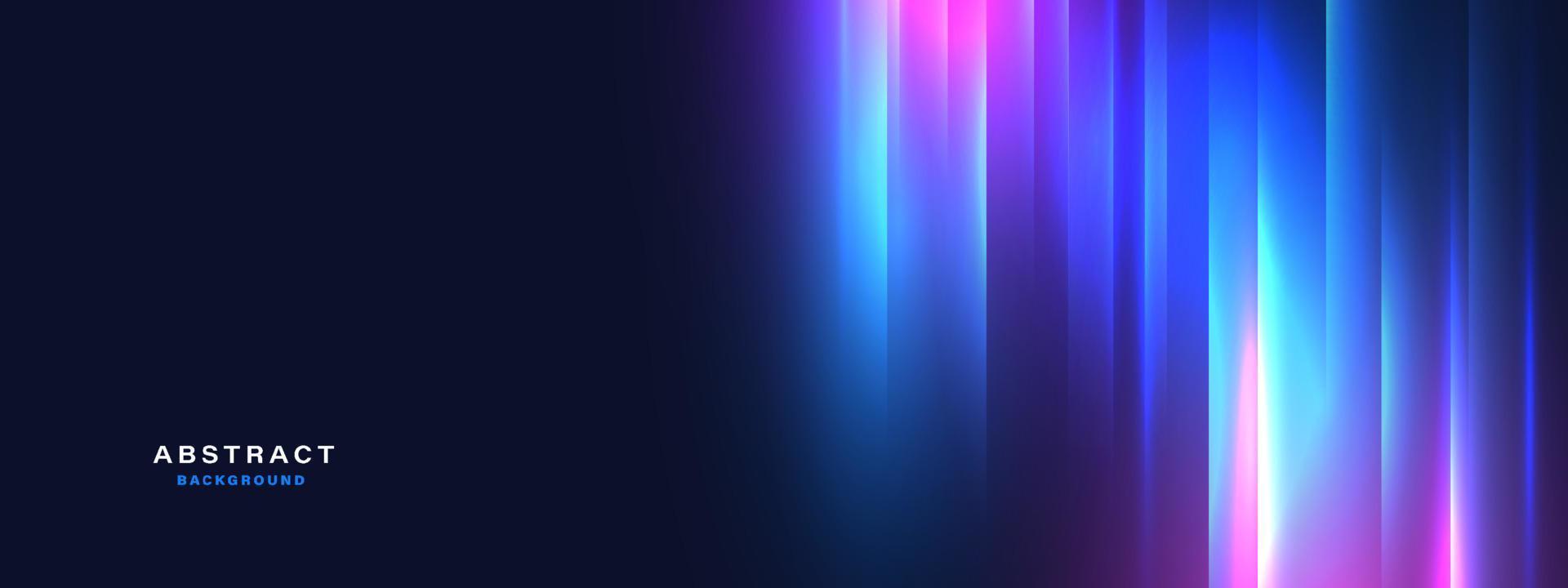 Abstract futuristic background with glowing light effect. vector