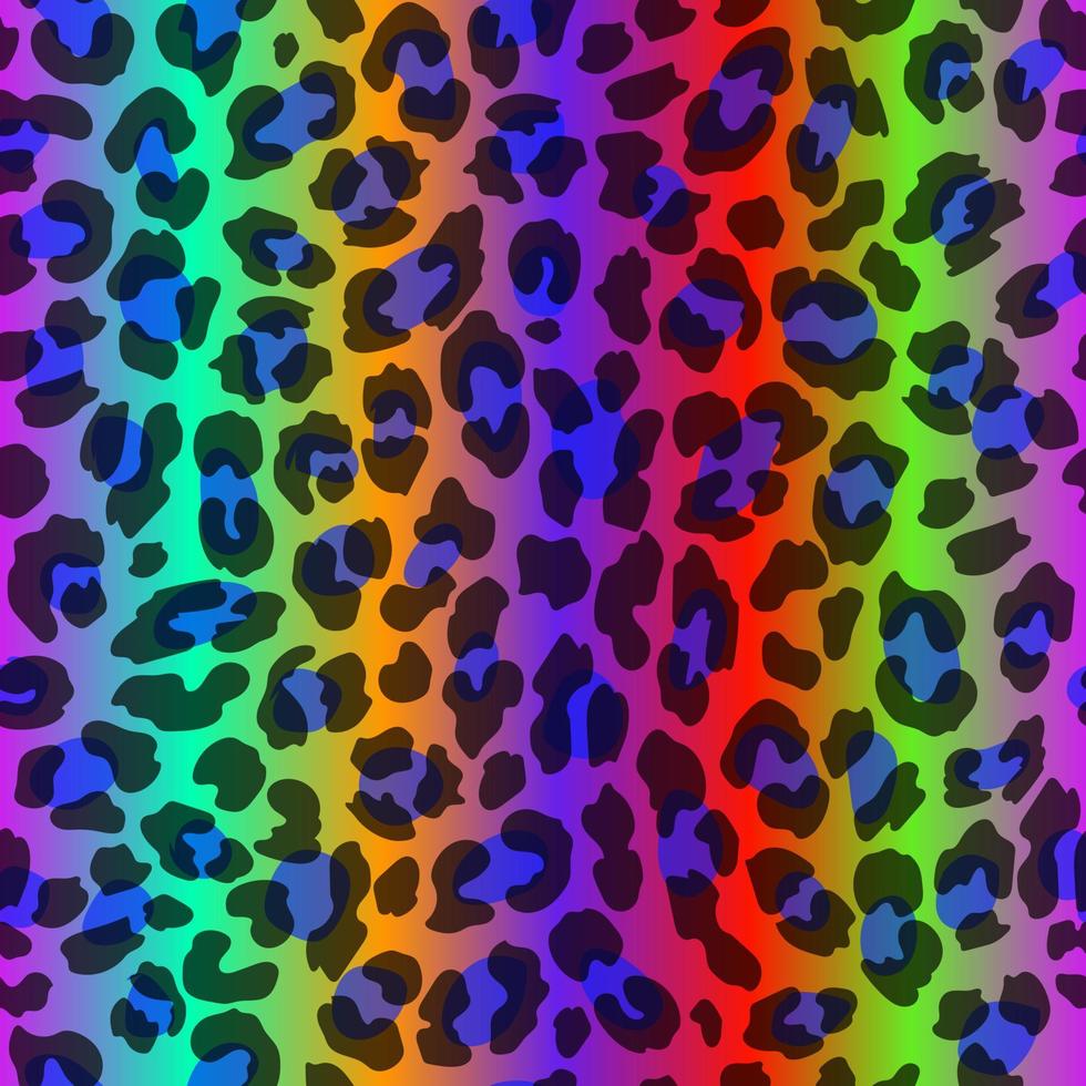 Patrón sin fisuras de leopardo de neón. Fondo manchado de colores del arco iris. vector animal print. 4258498 Vector en Vecteezy Patrón sin fisuras de leopardo de neón. Fondo manchado de colores del arco iris. vector animal print. 4258498 Vector en Vecteezy