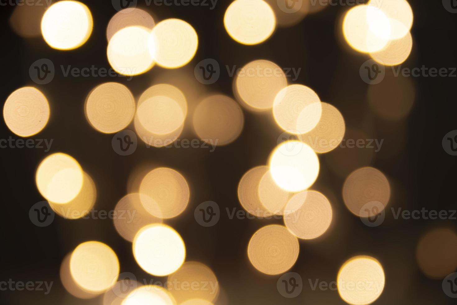 White abstract bokeh on the gold and blue background. photo