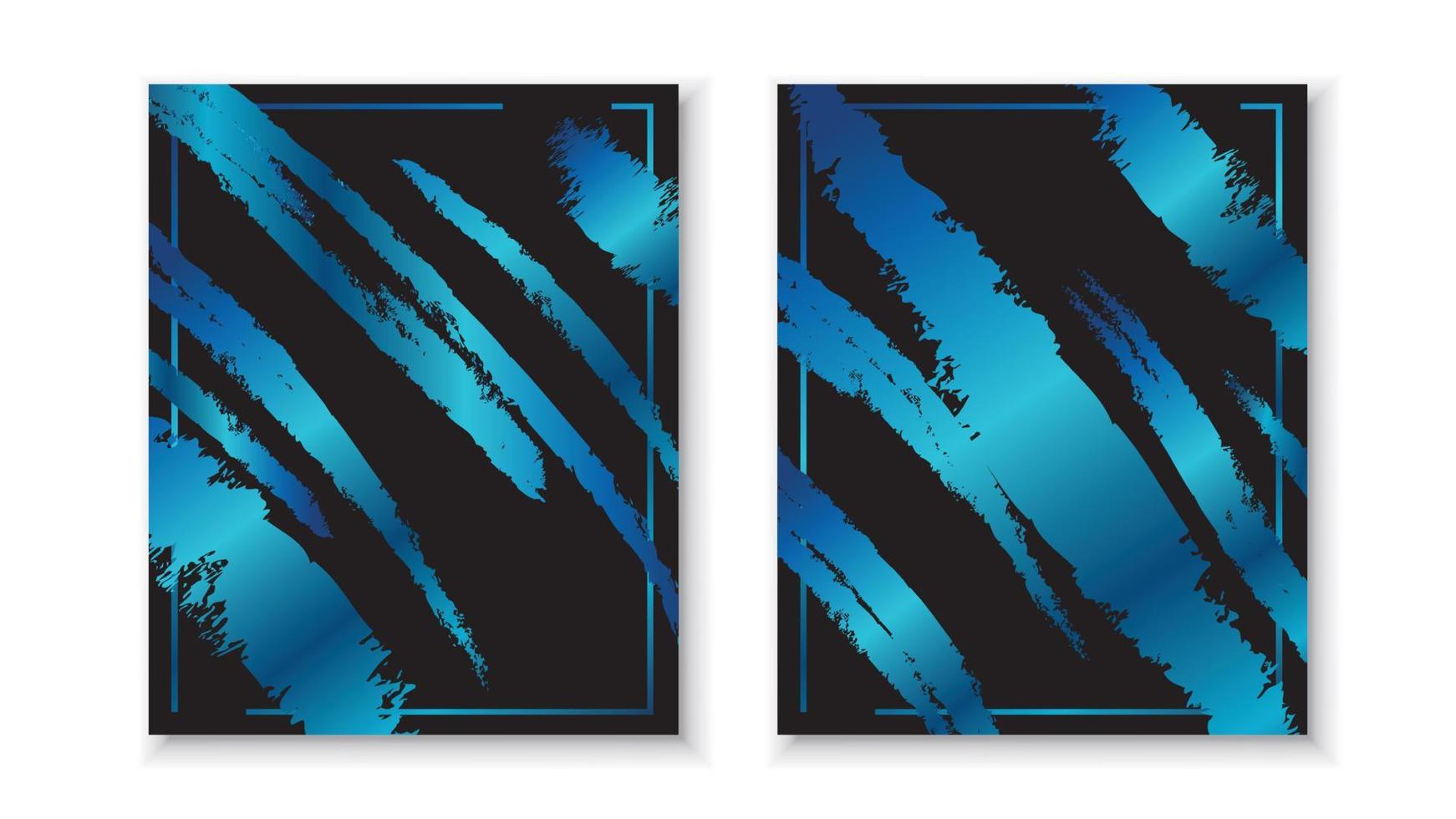 Gradient brush stroke black background vector