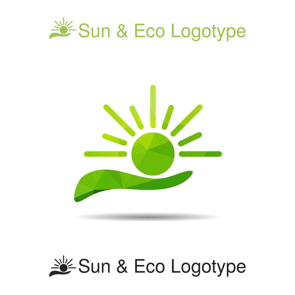 bio logo, icono y símbolo de ecología vector