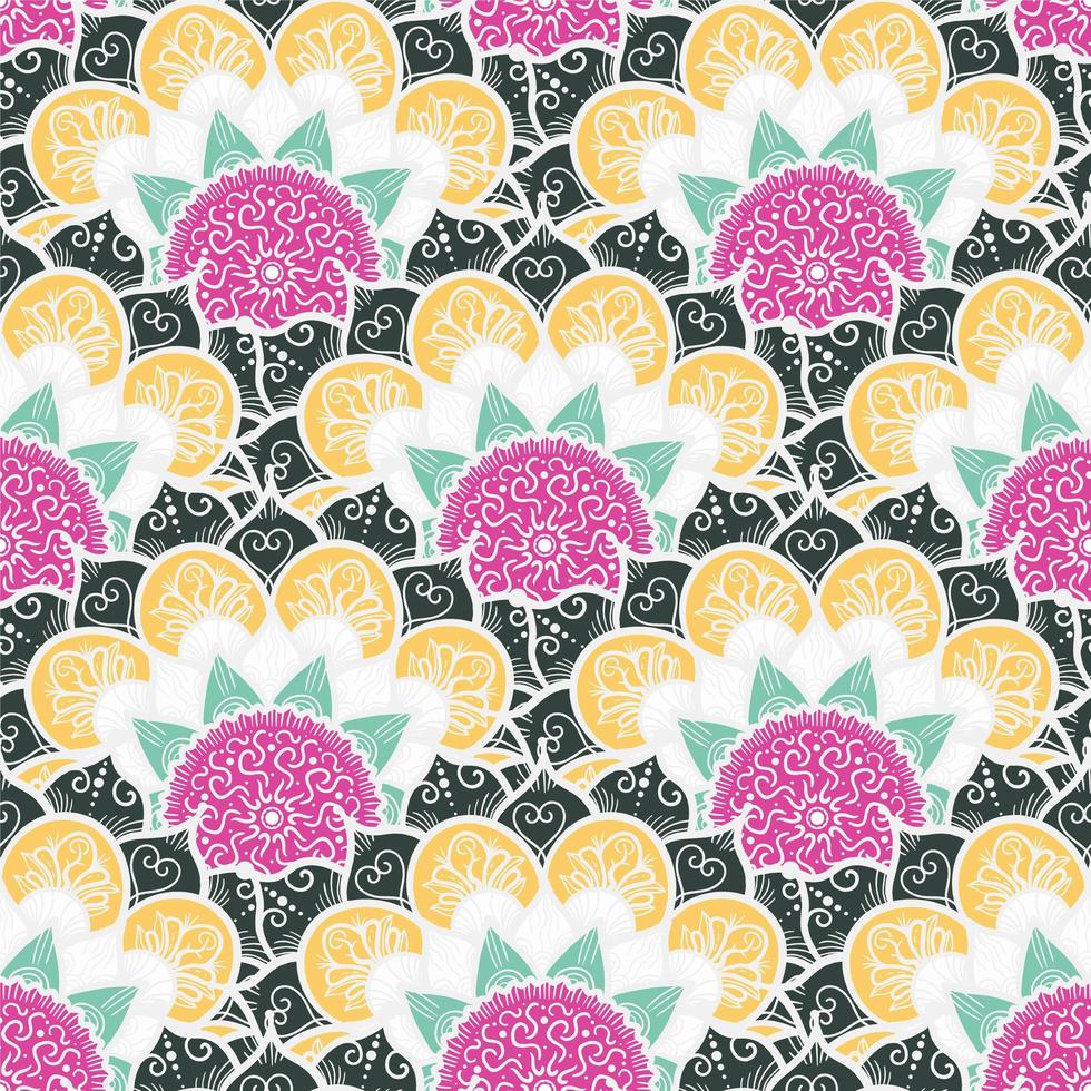 Mandala Seamless Pattern vector
