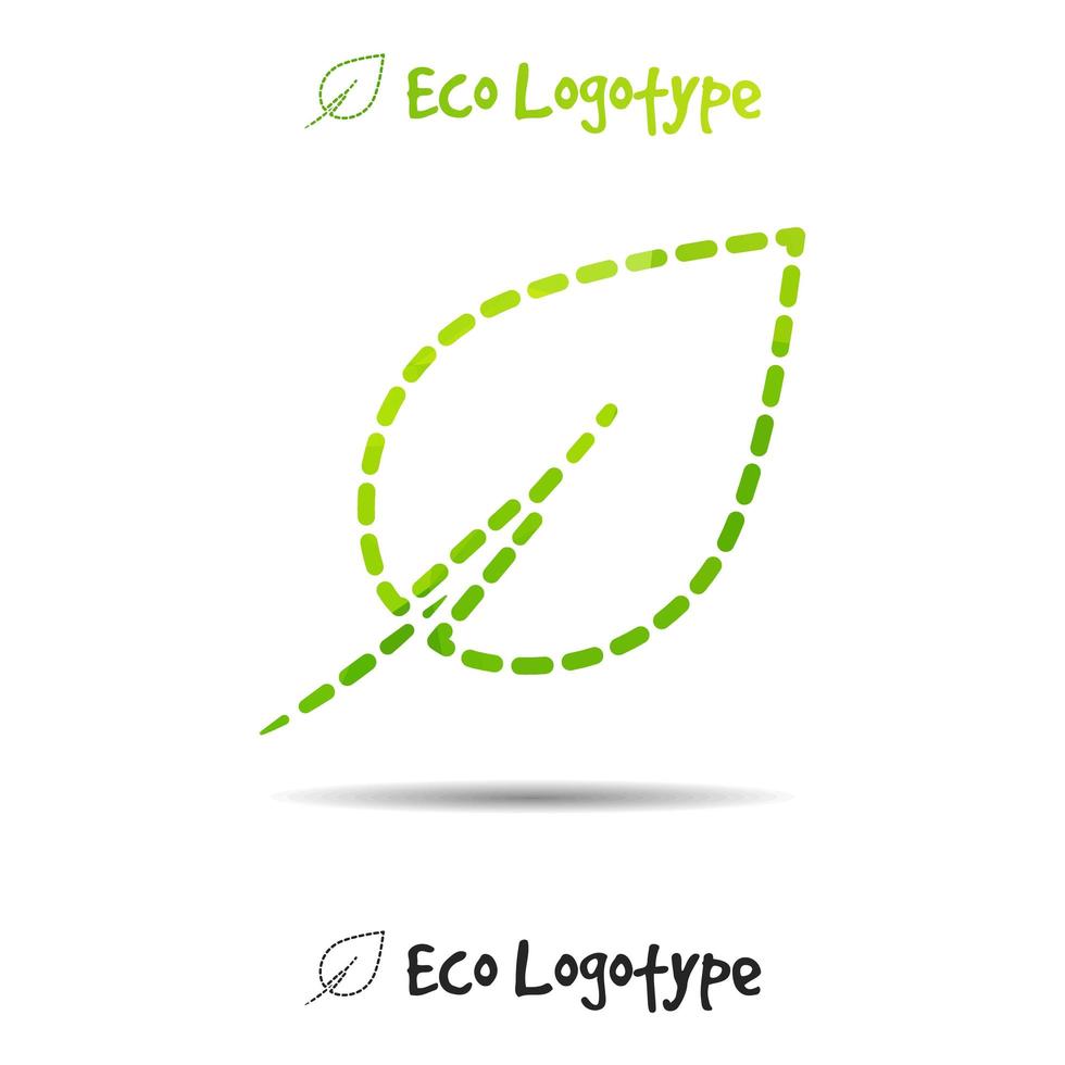 logotipo o icono de la ecología vectorial, logotipo de la naturaleza vector