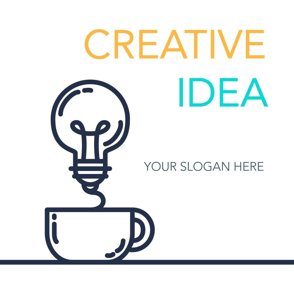 Creative Success Idea Banner vector