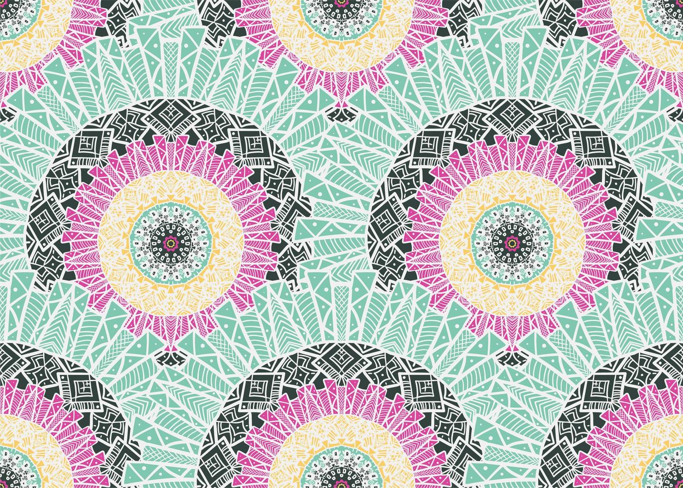 Mandala Seamless Pattern vector