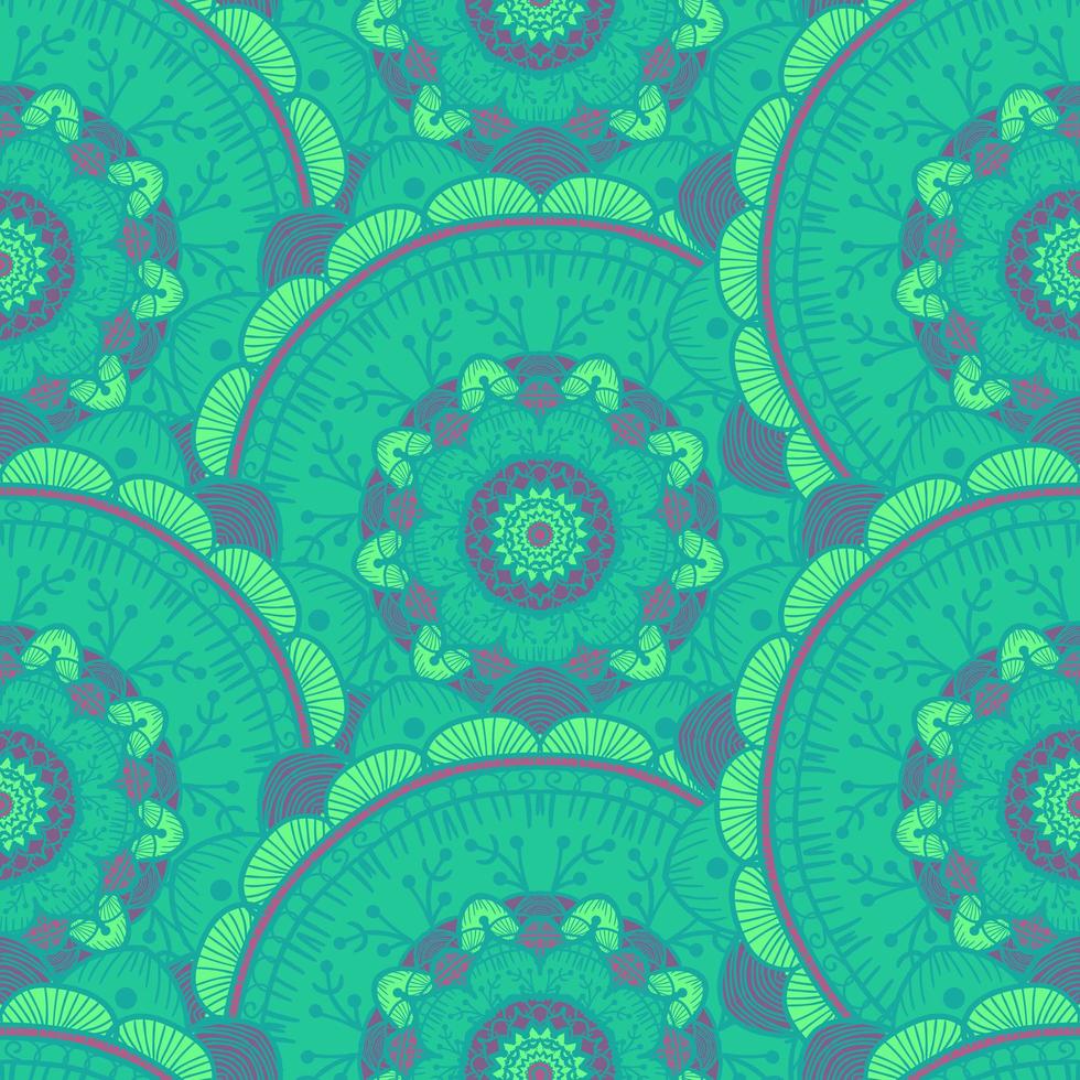 Mandala Seamless Pattern vector