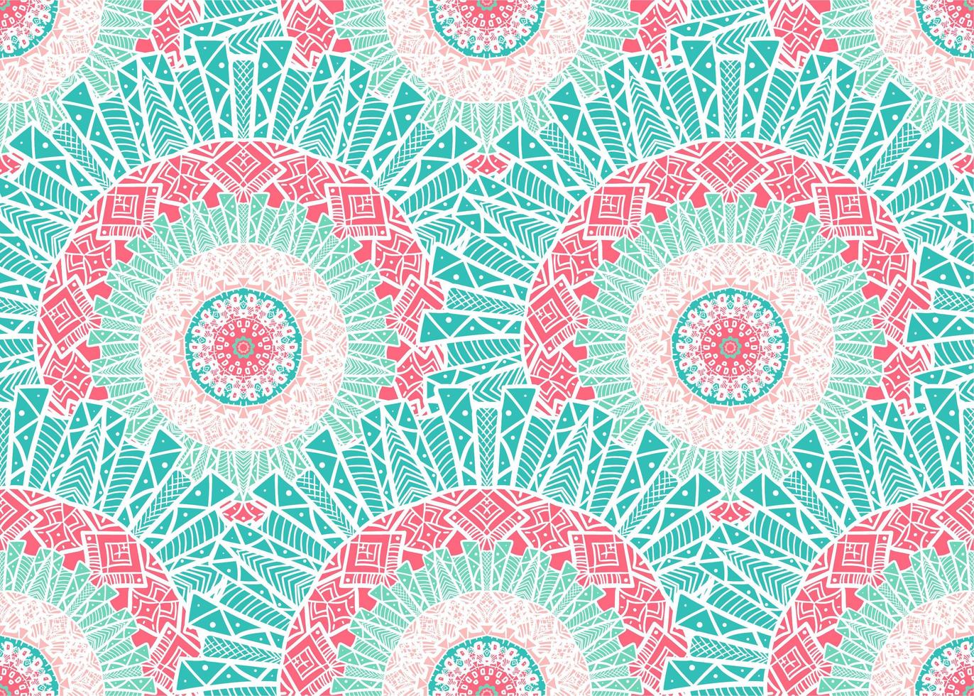 Mandala Seamless Pattern vector