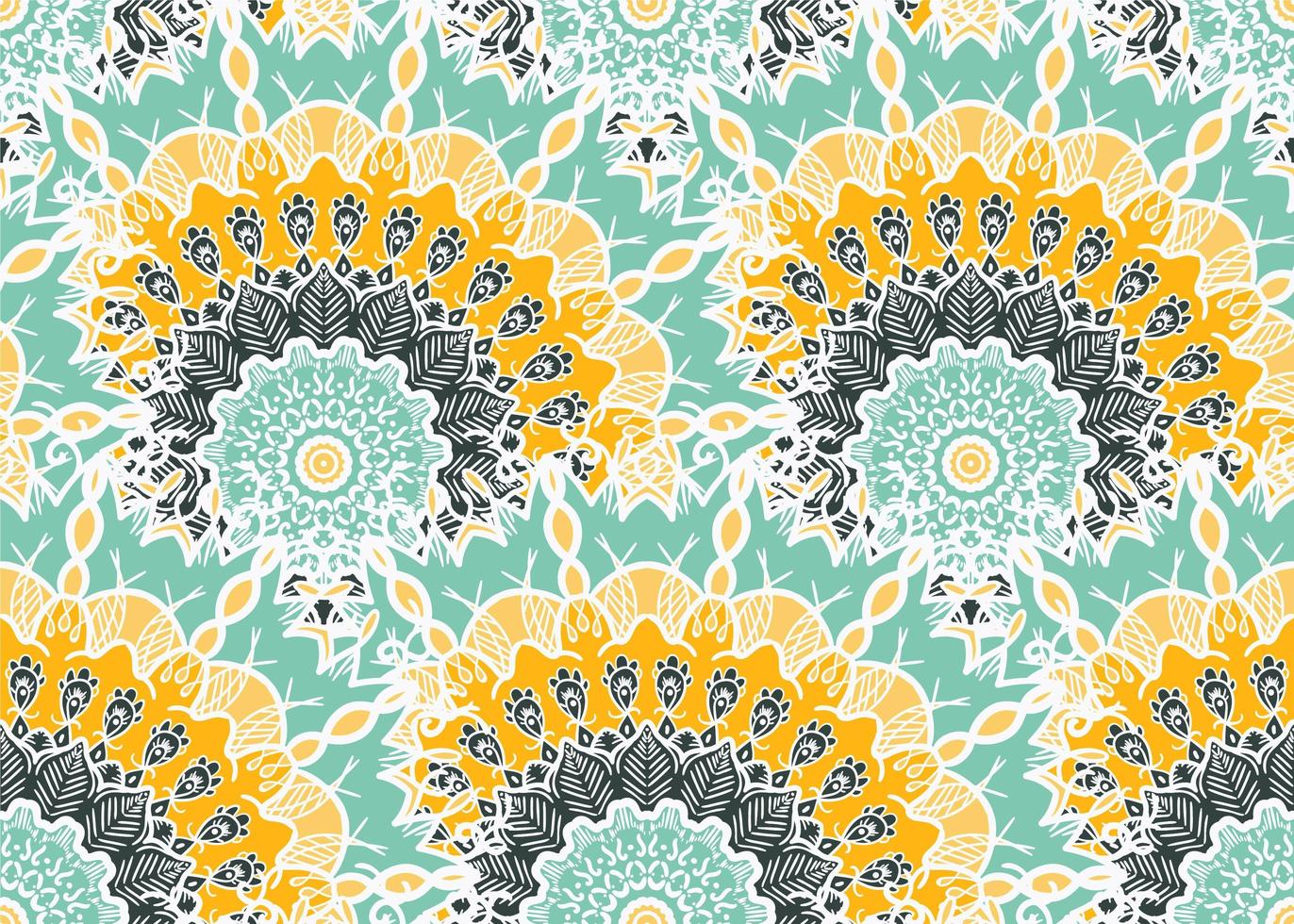 Mandala Seamless Pattern vector