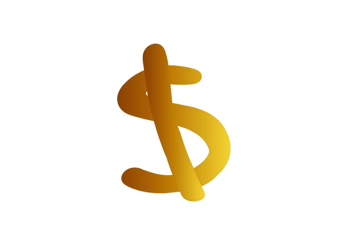 Dollar symbol background vector