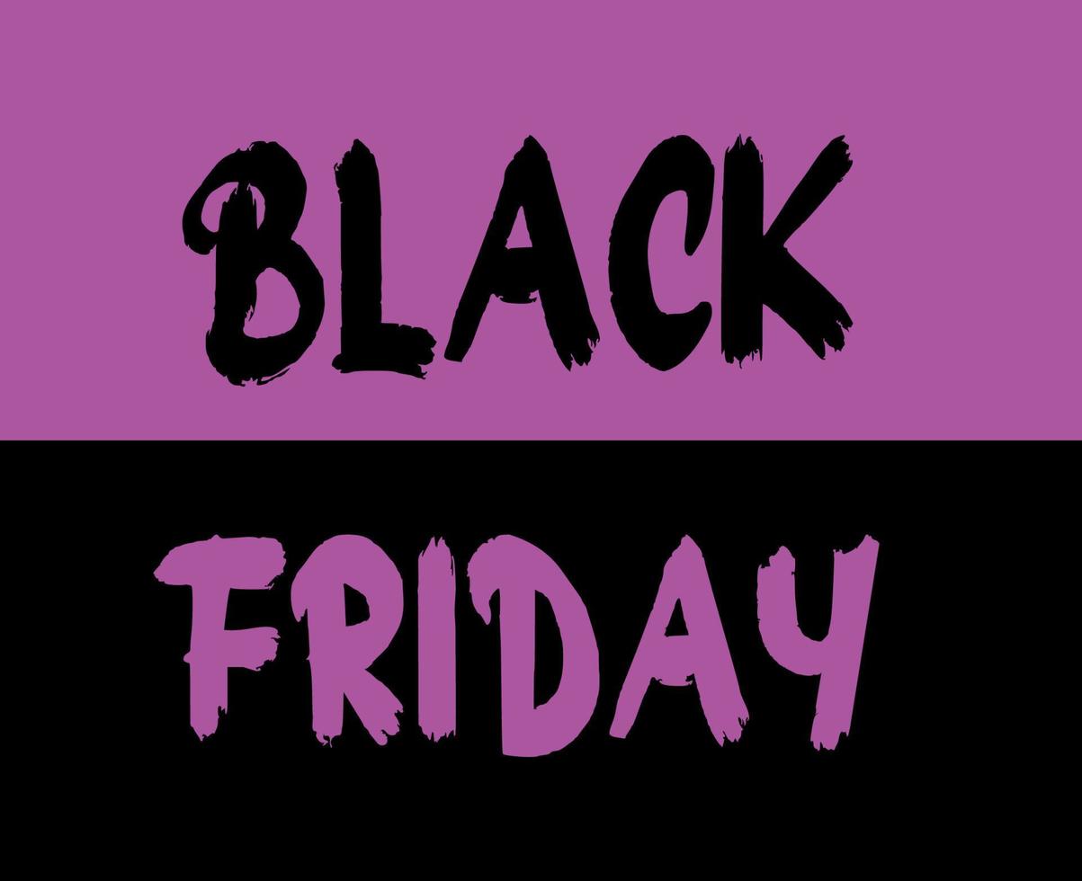 Black Friday Design Vector day 29 November Holiday marketing abstract Sale illustration Black And Purple