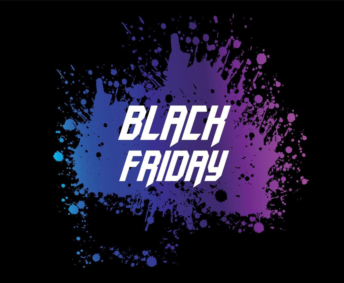 Black Friday Design Vector day 29 November Holiday marketing abstract Sale illustration with Black background