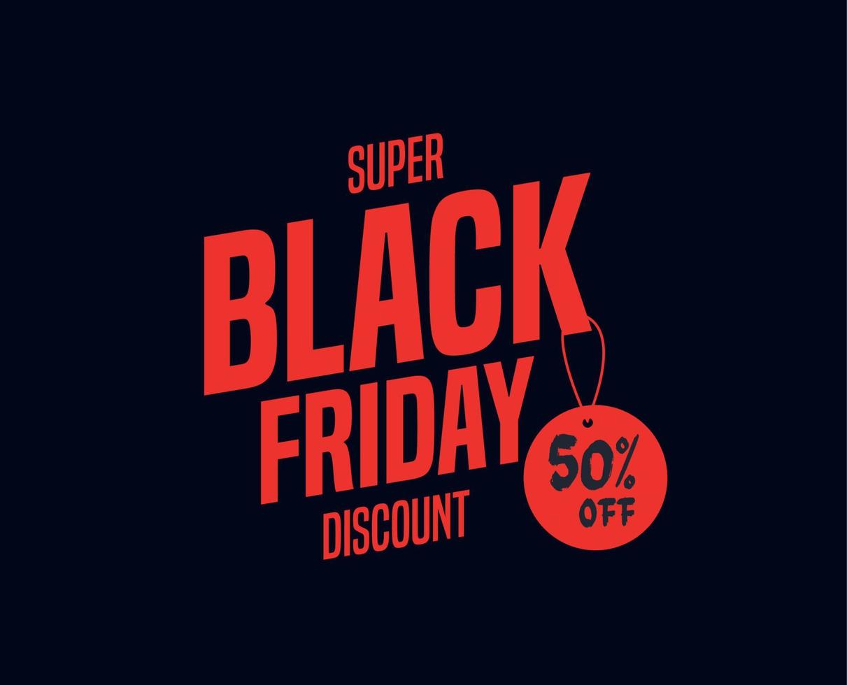 Design Black Friday day 29 November Holiday abstract Vector Sale advertising Red illustration with Black background