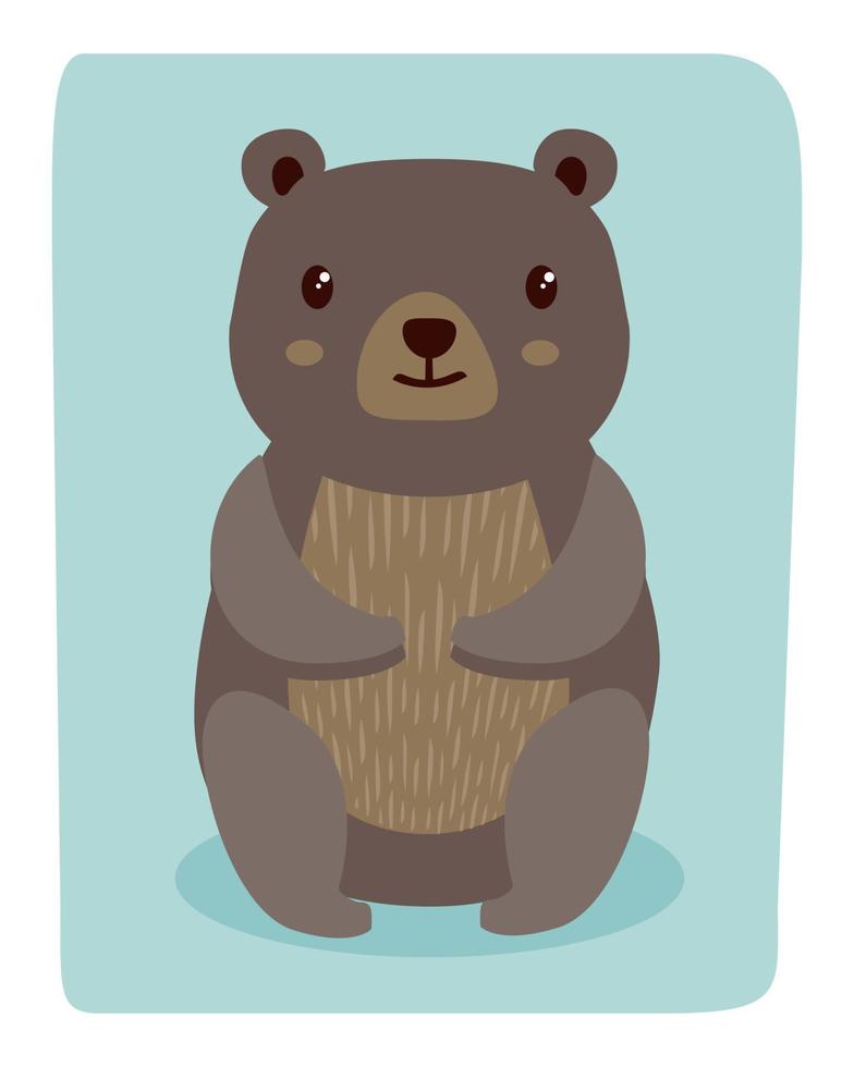 Bear Vintage Animals Vector Honey Bear