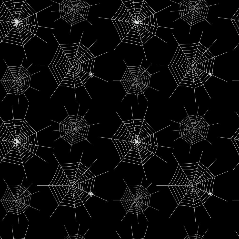 Web silhouette seamless pattern background. Vector Illustration