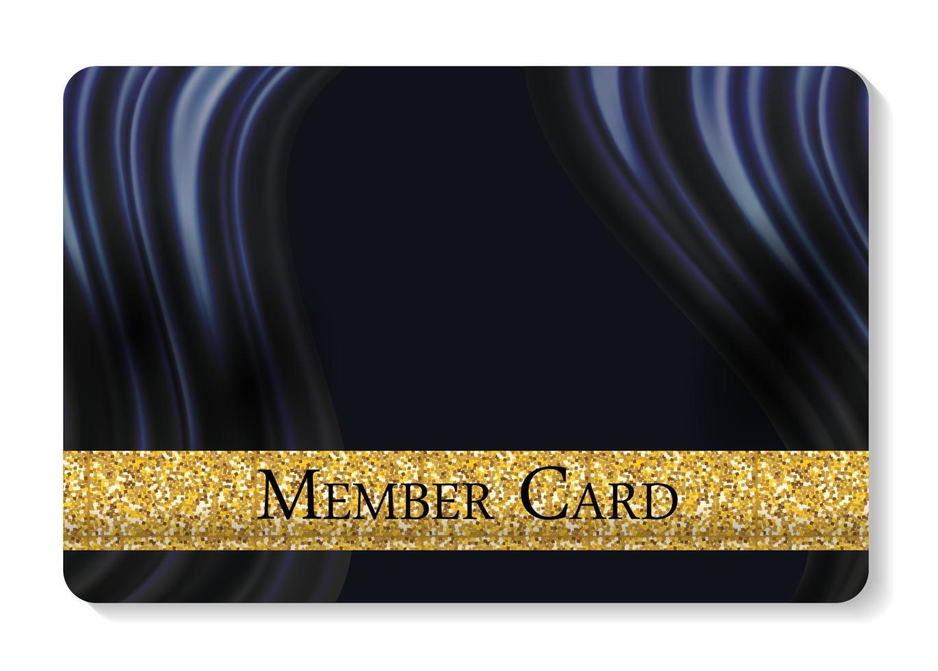 VIP Members Card Vector Illustration