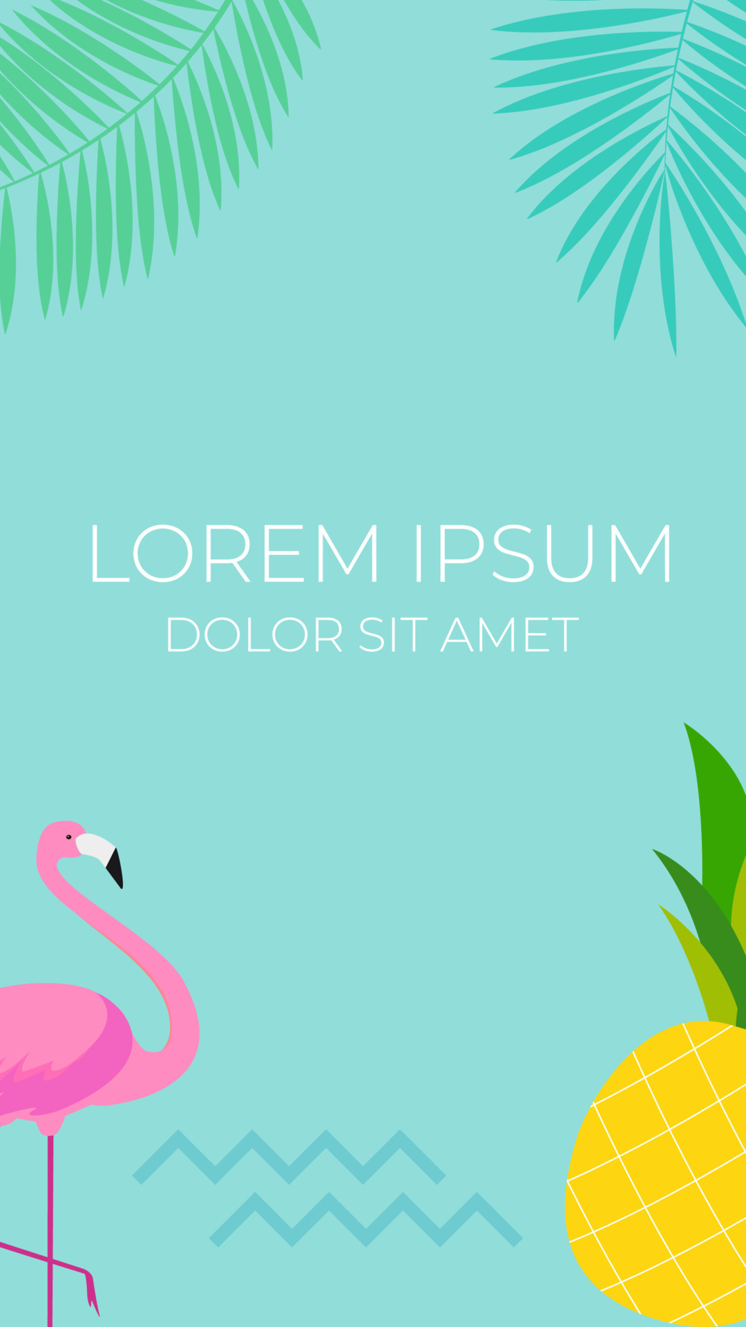 Summer Abstract Instagram stories banner background can be use for