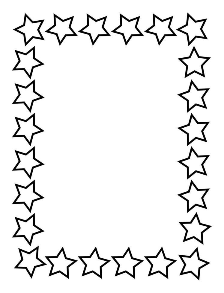 marco rectangular negro. formato a4. ilustración vectorial. Eps10 vector