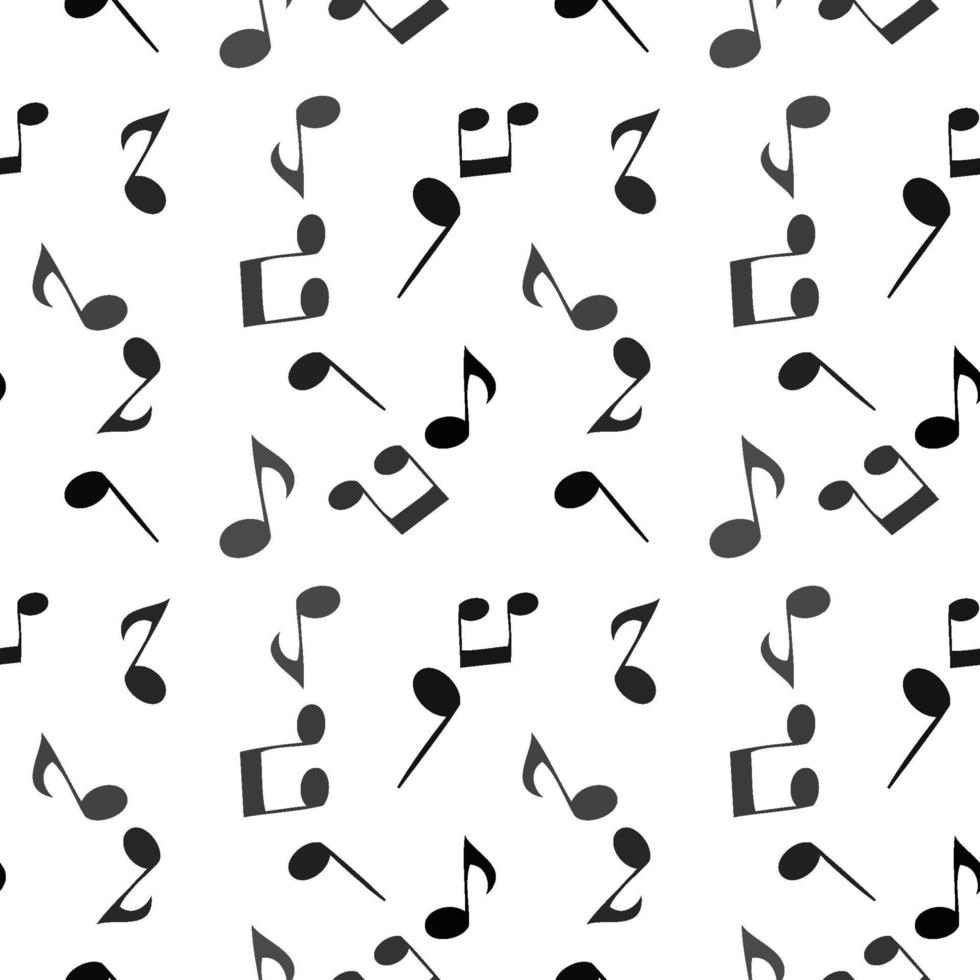 Soaring musical notes. seamless pattern Vector Illustration. EPS10