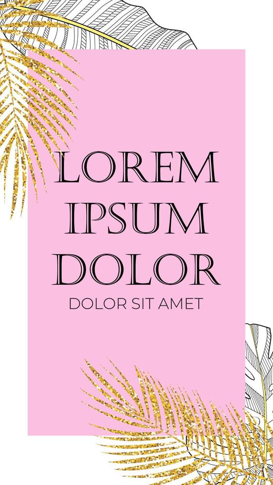 El fondo de banner de historias de instagram abstracto de verano se puede utilizar para páginas de destino, sitios web, aplicaciones móviles, diseño web. ilustración vectorial vector