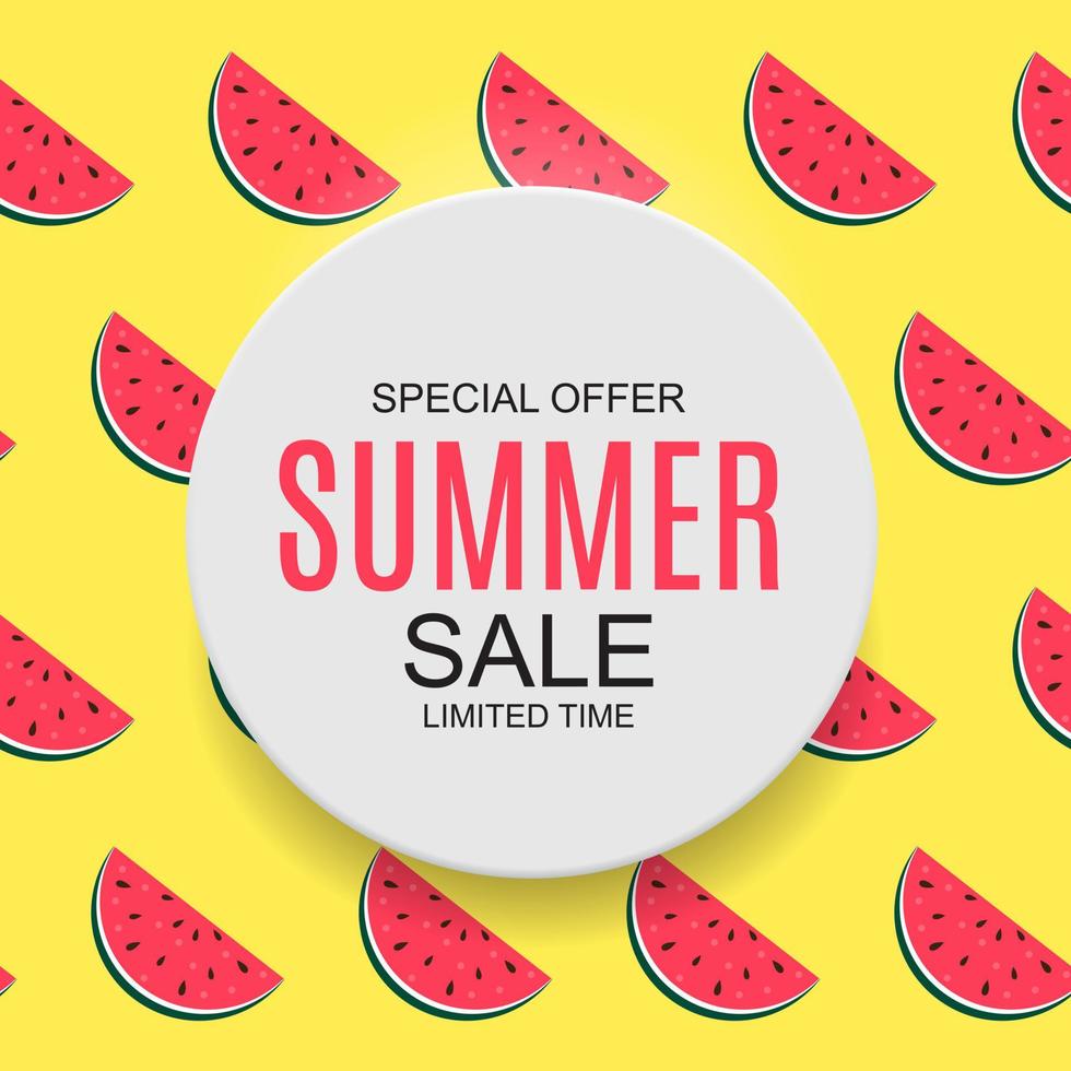 Summer Sale concept Background. Vector Illustration