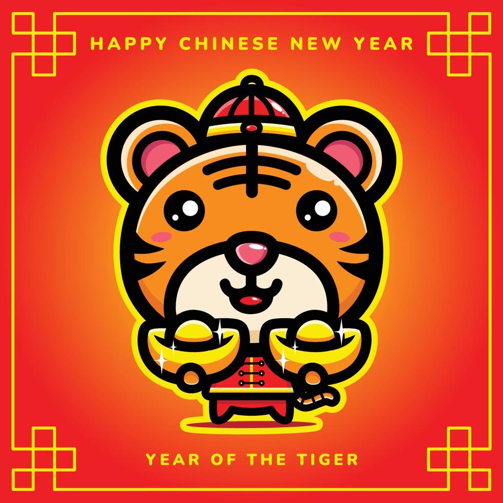 Happy Chinese New Year 2022 vector