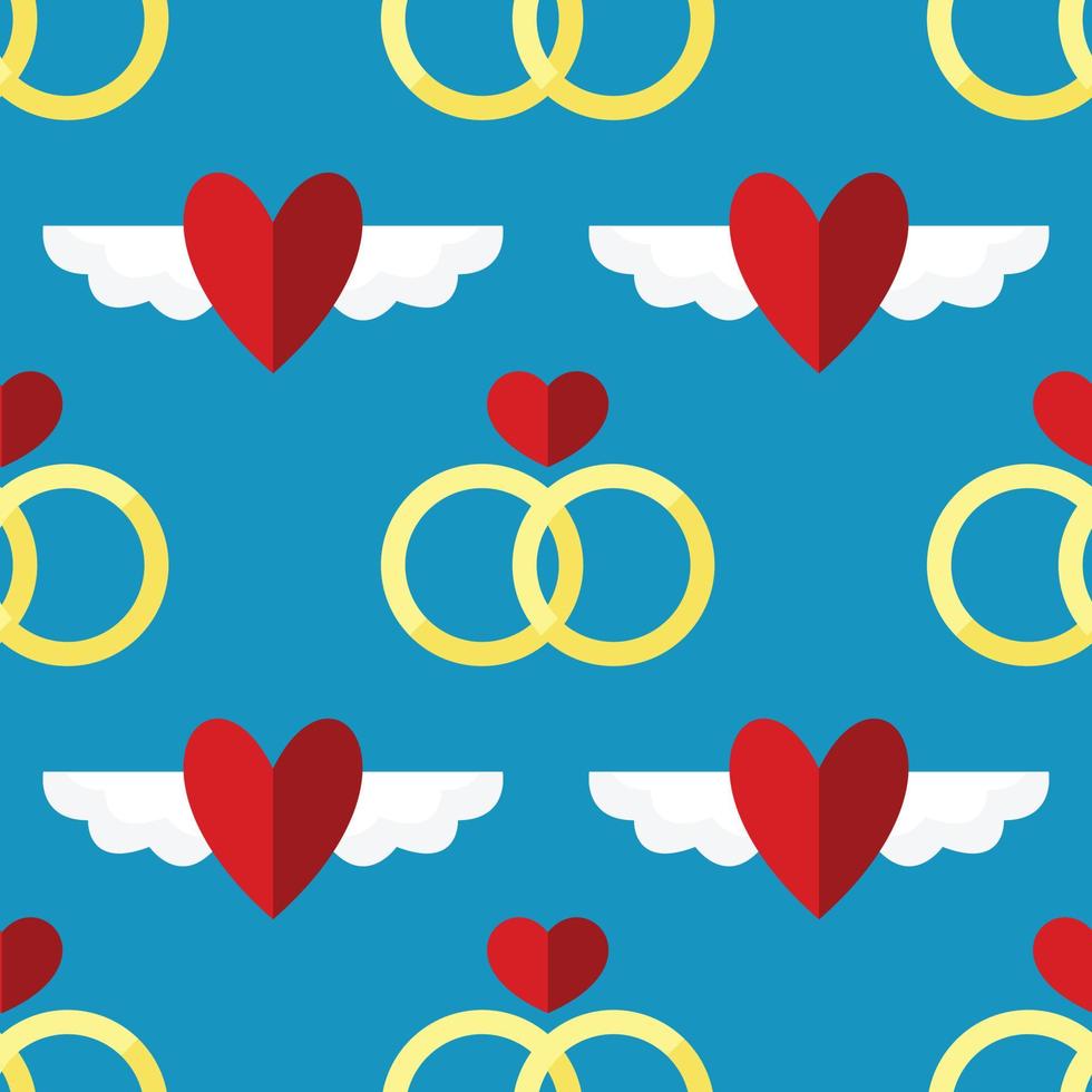 valentine seamless cute stuff pattern art design vector