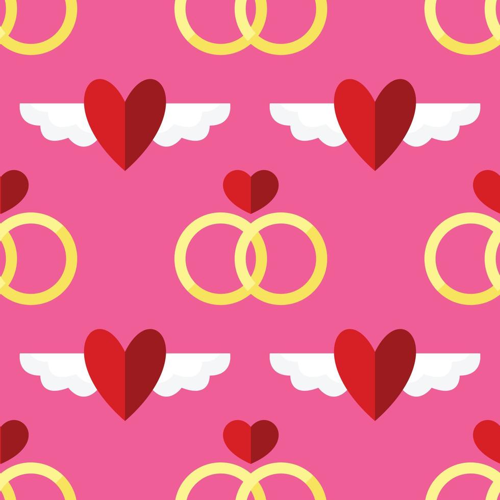 cute stuff valentine seamless pattern art design vector