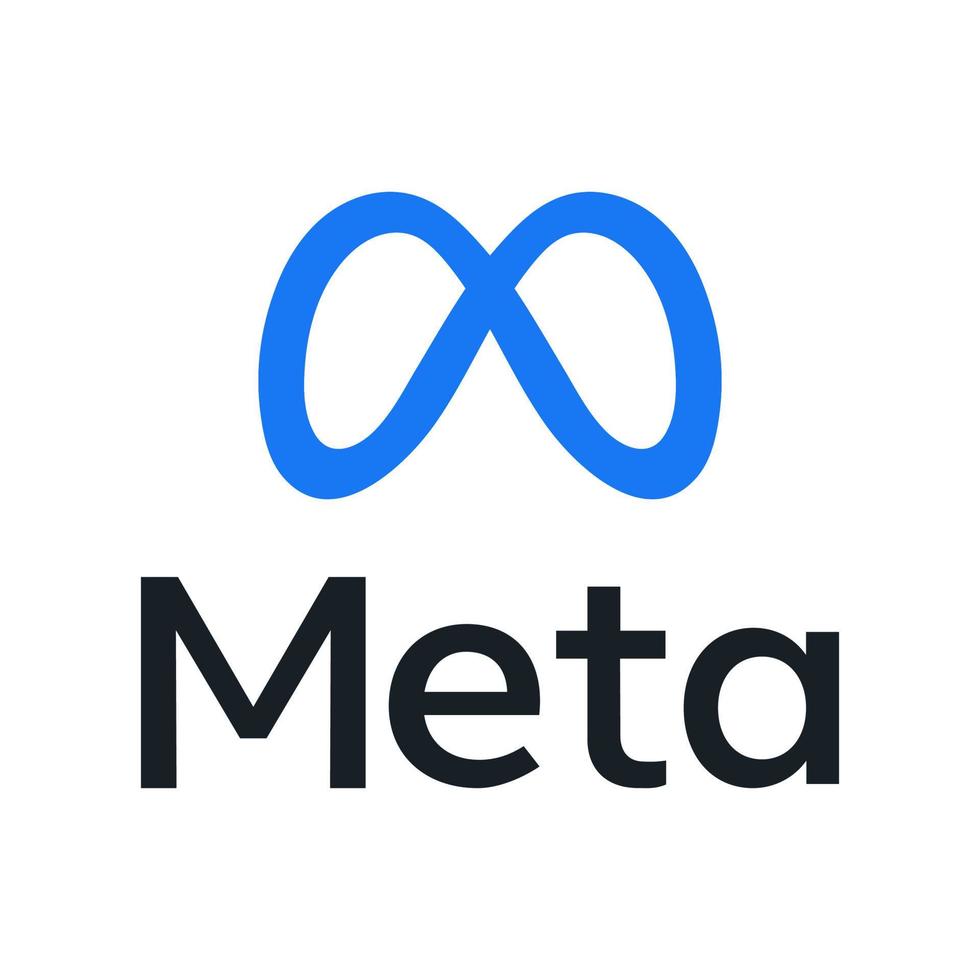 Meta Logo. Meta by Facebook Icon. Editorial logo for Social media 4263114 Vector Art at Vecteezy