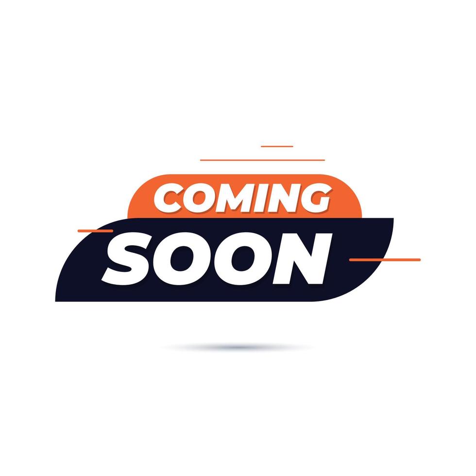 coming soon banner design template. vector