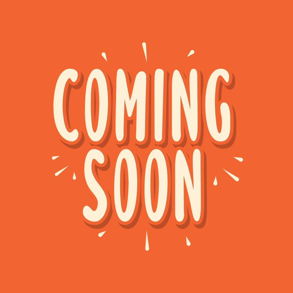 coming soon banner design template. vector