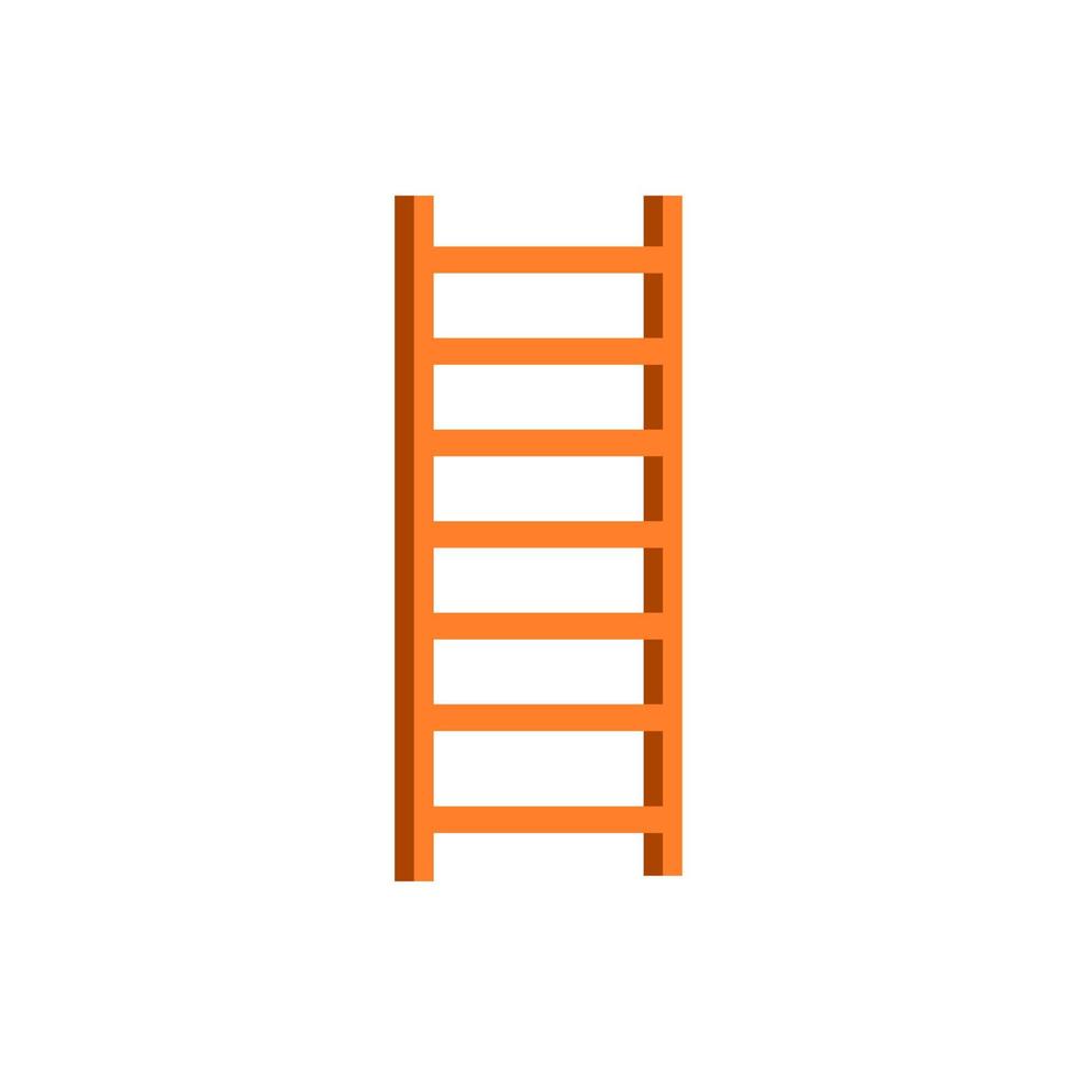 escaleras vector diseño plano. icono de escaleras.