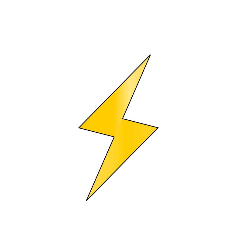Lightning bolt icon. Lightning bolt vector or clipart. 4263220