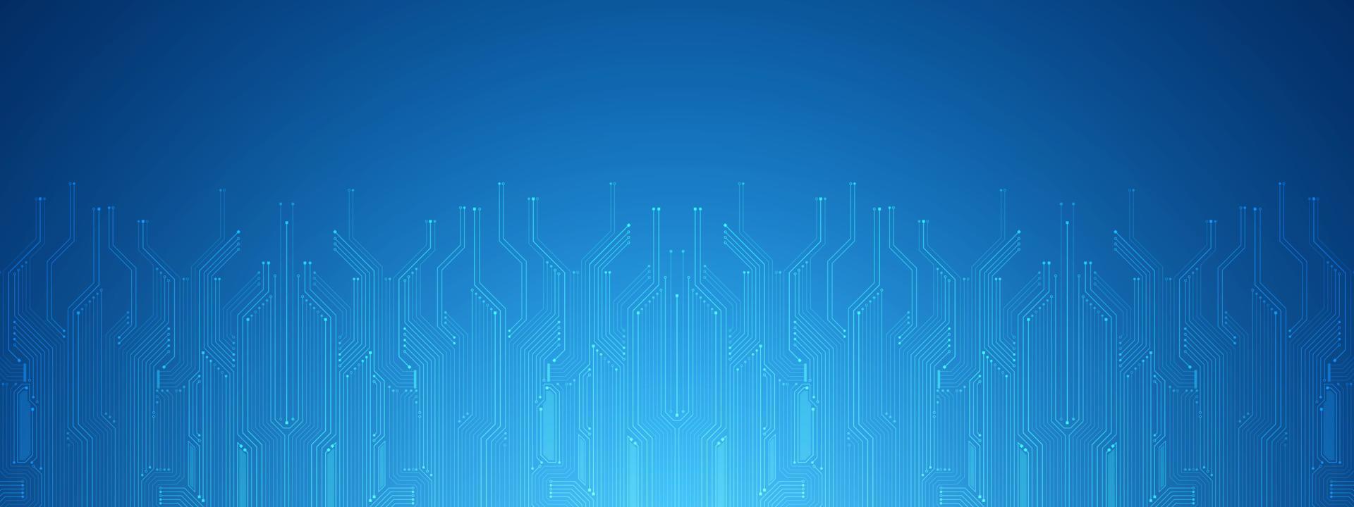 Abstract Technology Background, circuit board and microchip, digital power line vector