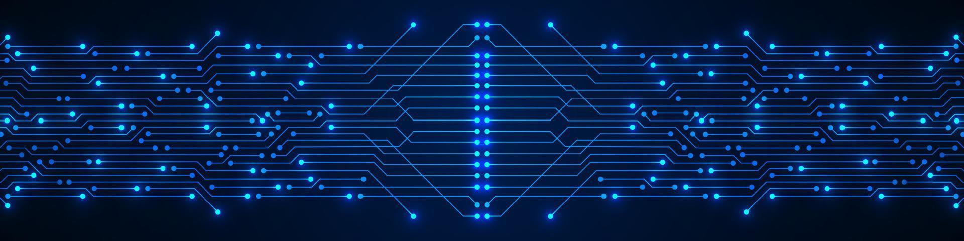 Abstract Technology Background, circuit board and microchip, digital power line vector
