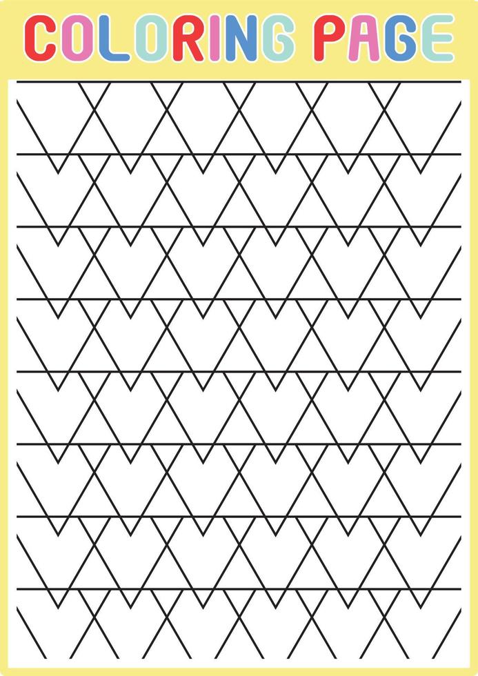 Coloring Pages Geometrical Adults Relaxing Pattern Abstract vector