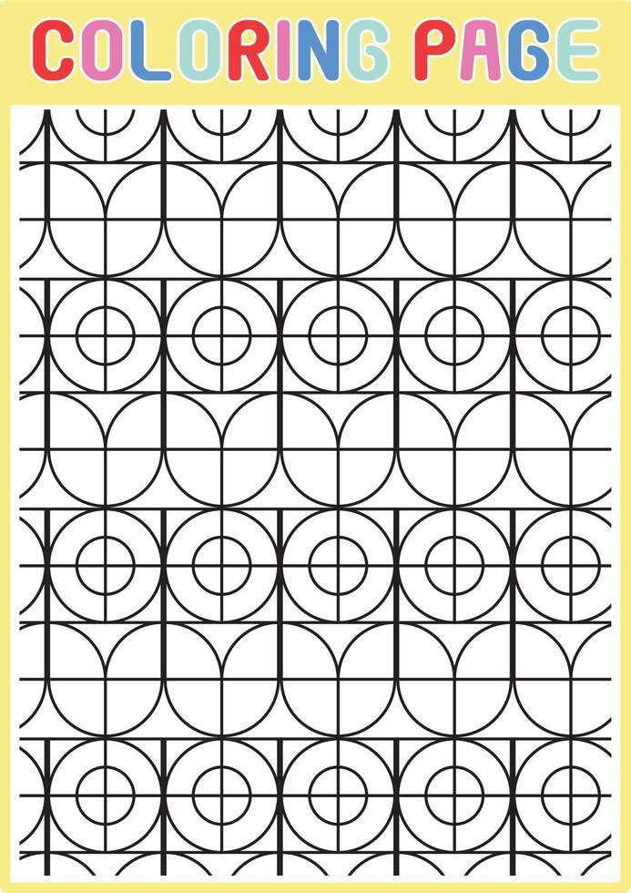 Coloring Pages Geometrical Adults Relaxing Pattern Abstract vector