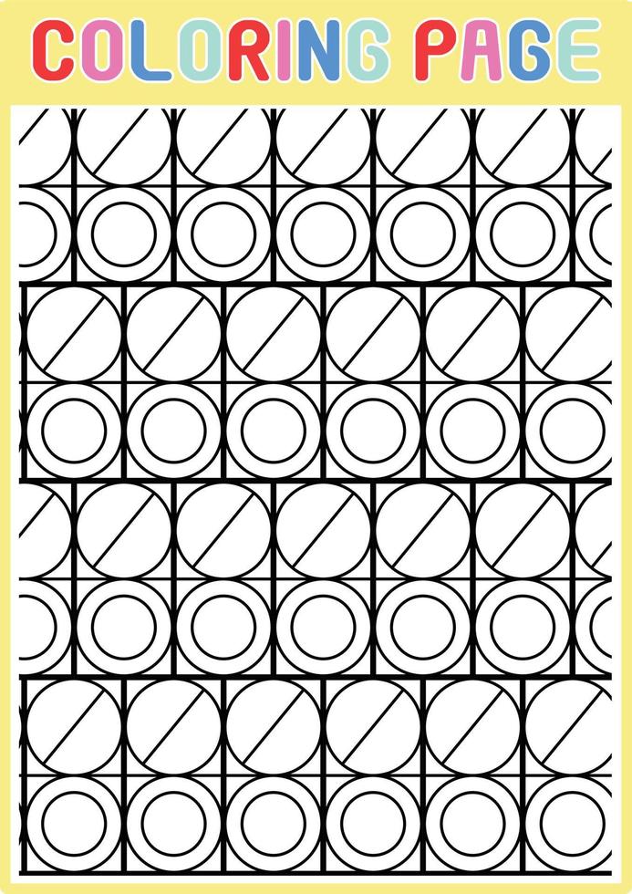 Coloring Pages Geometrical Adults Relaxing Pattern Abstract vector