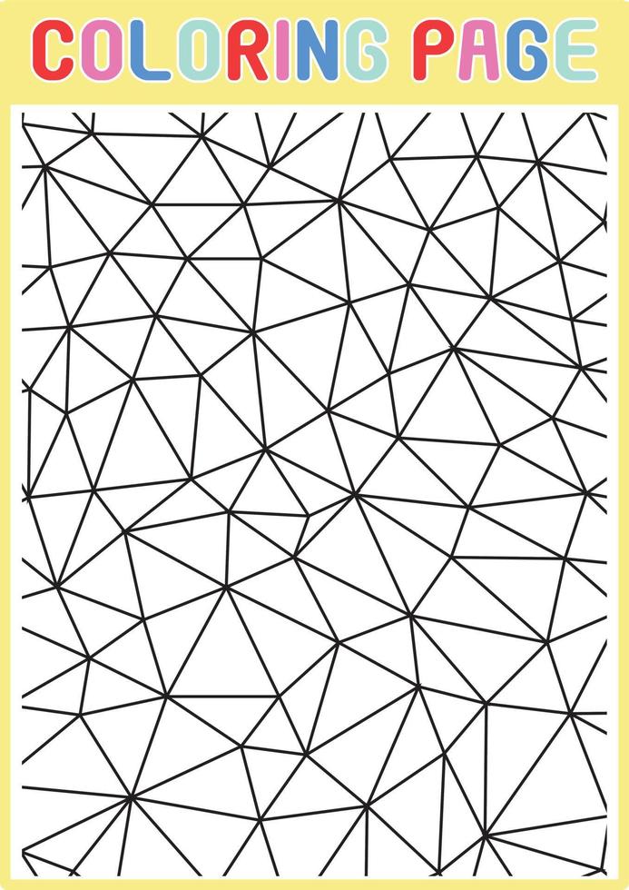 Coloring Pages Geometrical Adults Relaxing Pattern Abstract vector