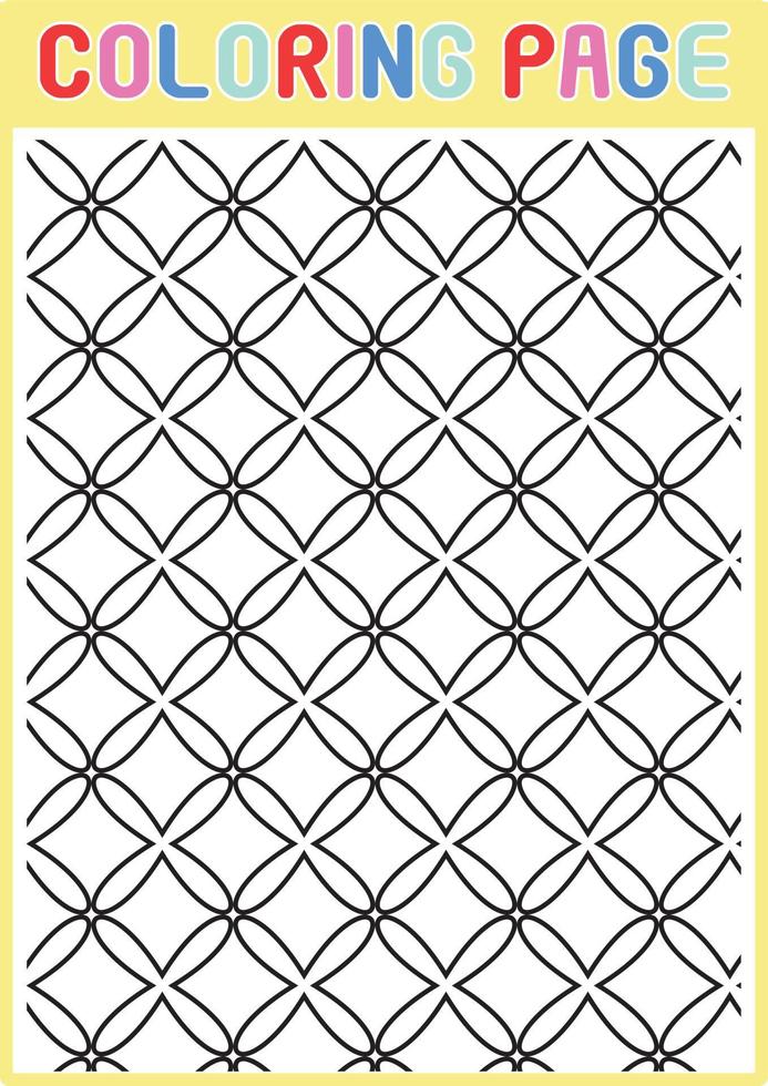 Coloring Pages Geometrical Adults Relaxing Pattern Abstract vector