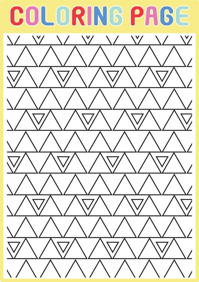 Coloring Pages Geometrical Adults Relaxing Pattern Abstract vector