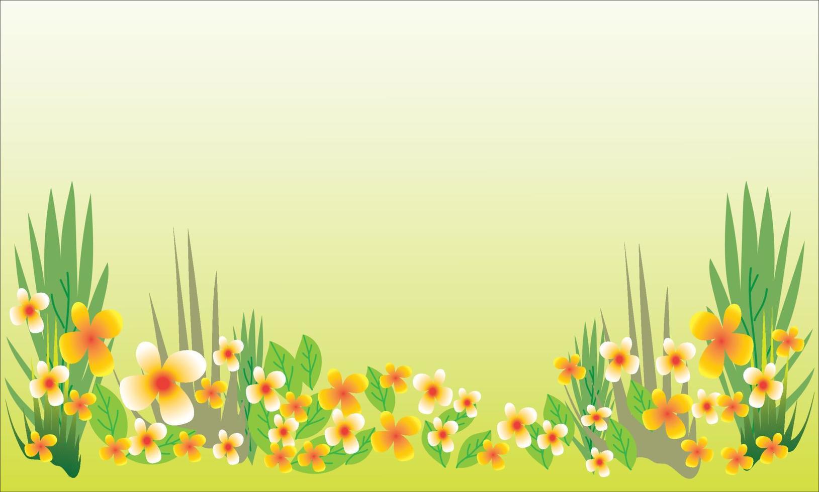 Beautiful natural flower background vector