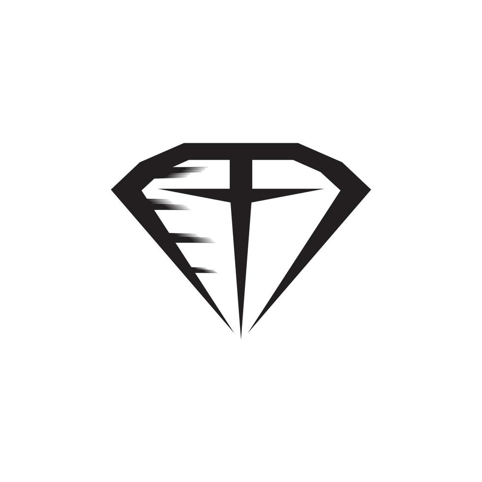 icono de diamante y símbolo ilustración vectorial vector