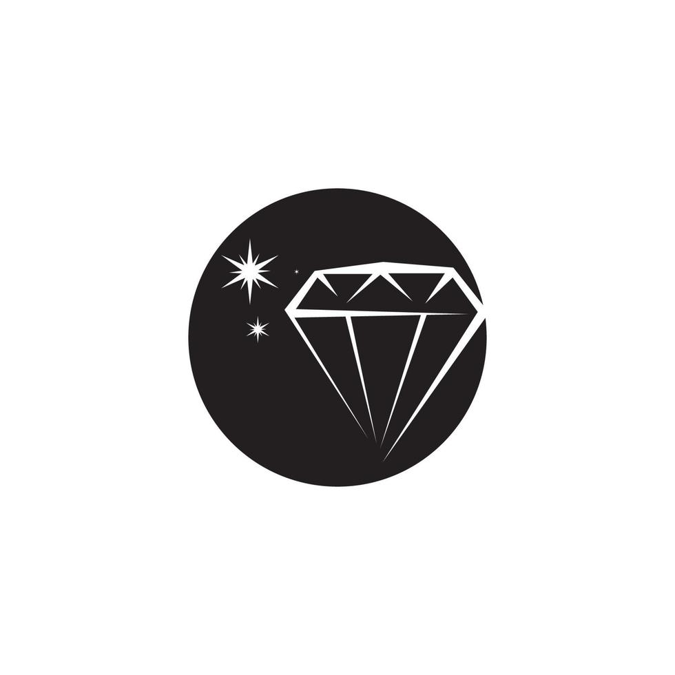 icono de diamante y símbolo ilustración vectorial vector