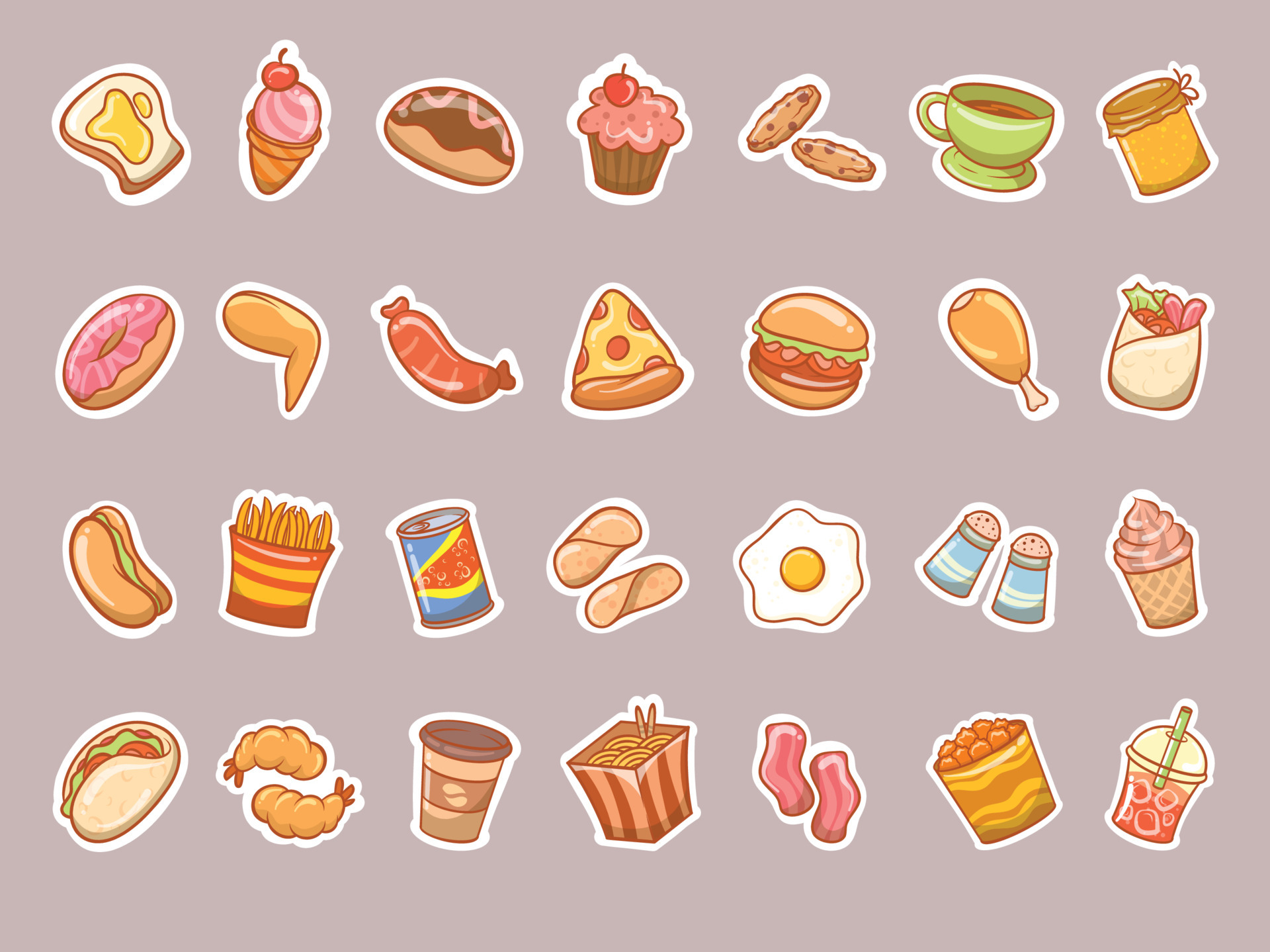 Fast cute food done with the microwave | Sticker