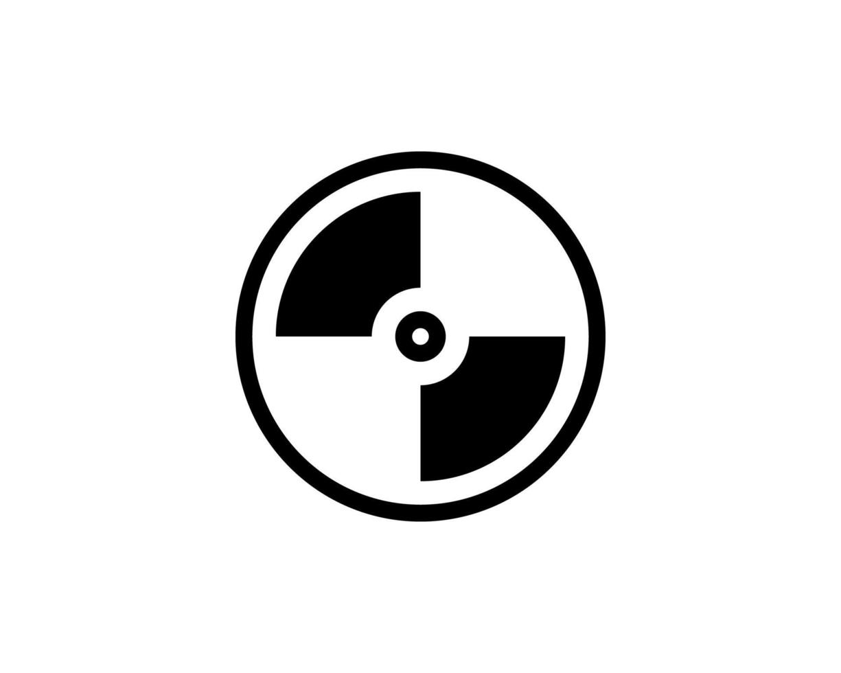 Cd icon vector icon. Simple element illustration. Cd symbol design. Can be used for web and mobile.