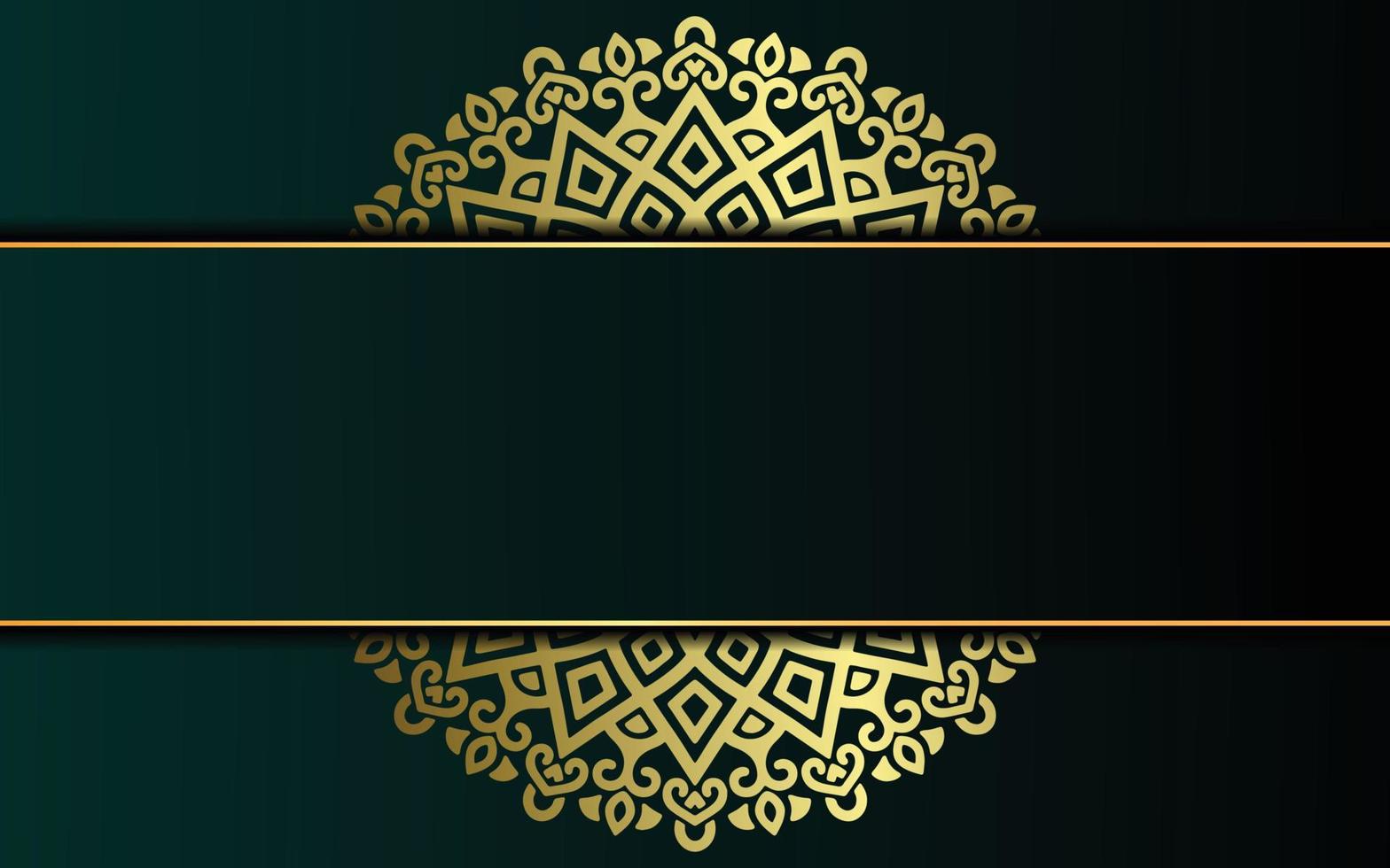 Luxury ornamental mandala background with arabic islamic vector